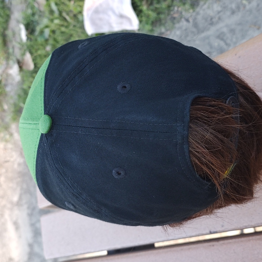 John Deere Stitched Patch Logo Snapback Hat Cap - image 7